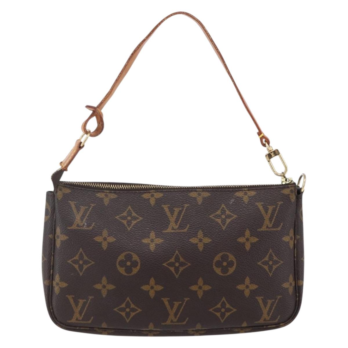 LOUIS VUITTON Monogram Pochette Accessoires Pouch M51980 LV Auth ep11703