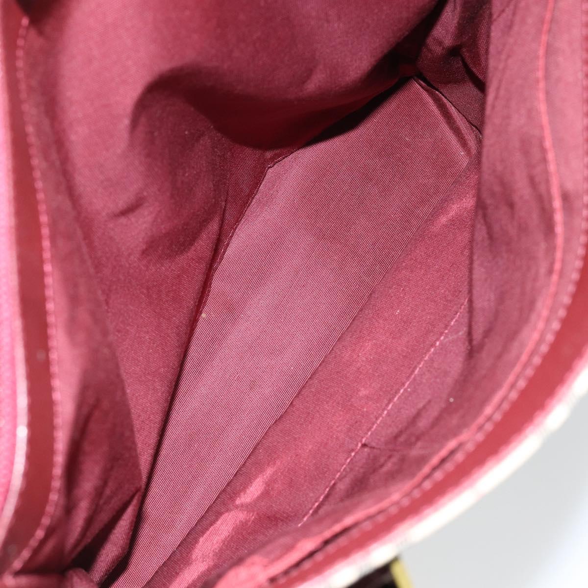 BURBERRY Nova Check Tote Bag Canvas Leather Beige Gold Auth ep11704