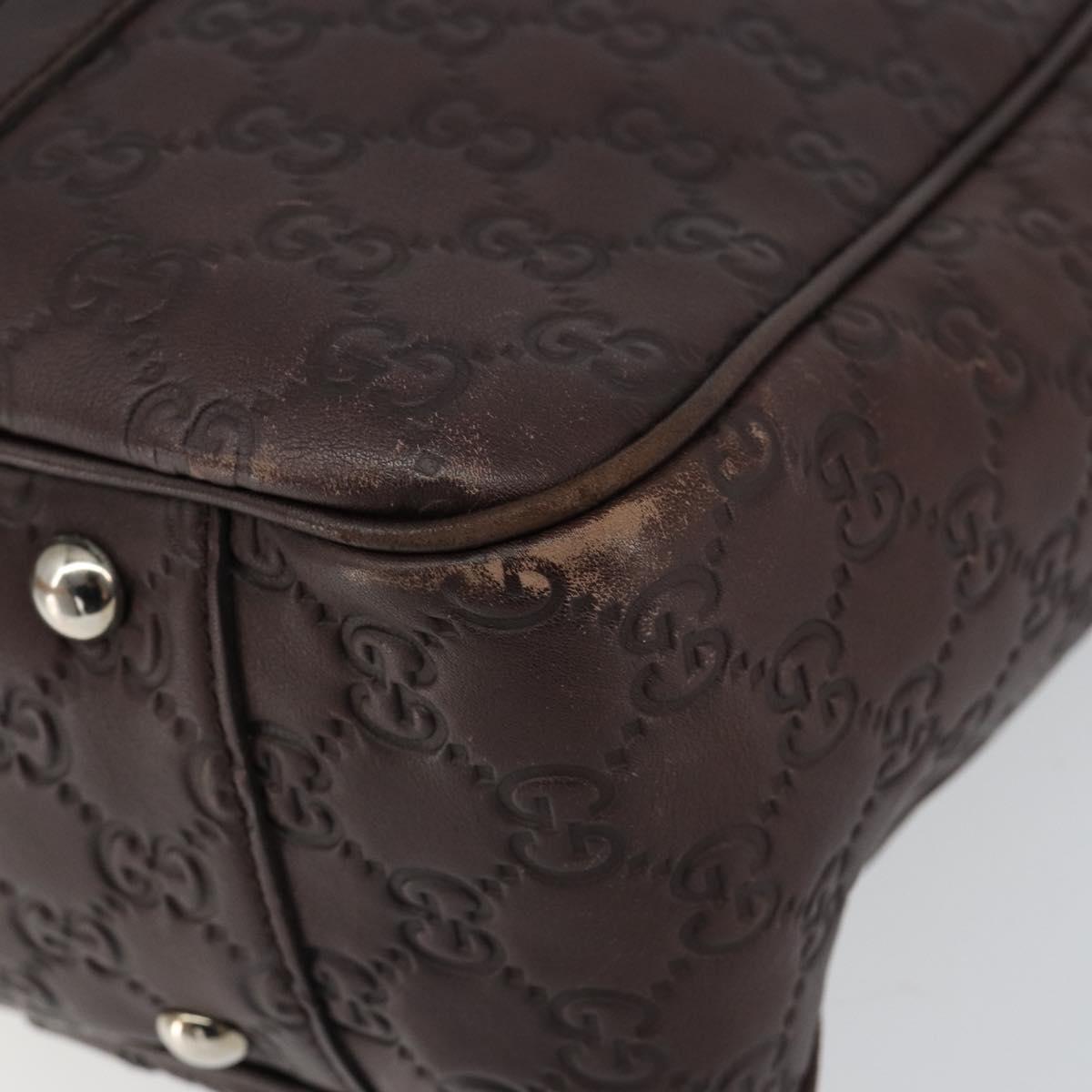 GUCCI GG Canvas Guccissima Miss GG Tote Bag Brown Gold 232957 Auth ep11705