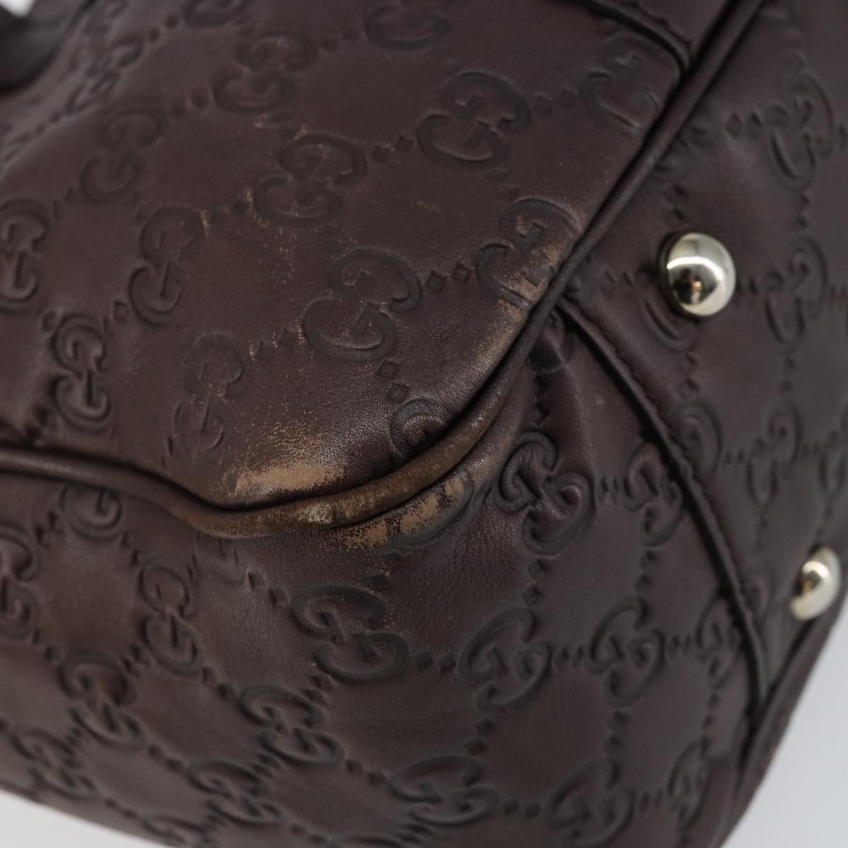 GUCCI GG Canvas Guccissima Miss GG Tote Bag Brown Gold 232957 Auth ep11705