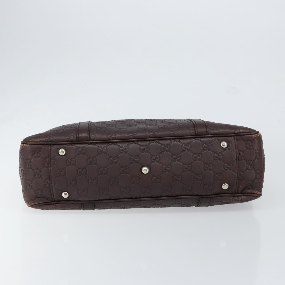 GUCCI GG Canvas Guccissima Miss GG Tote Bag Brown Gold 232957 Auth ep11705