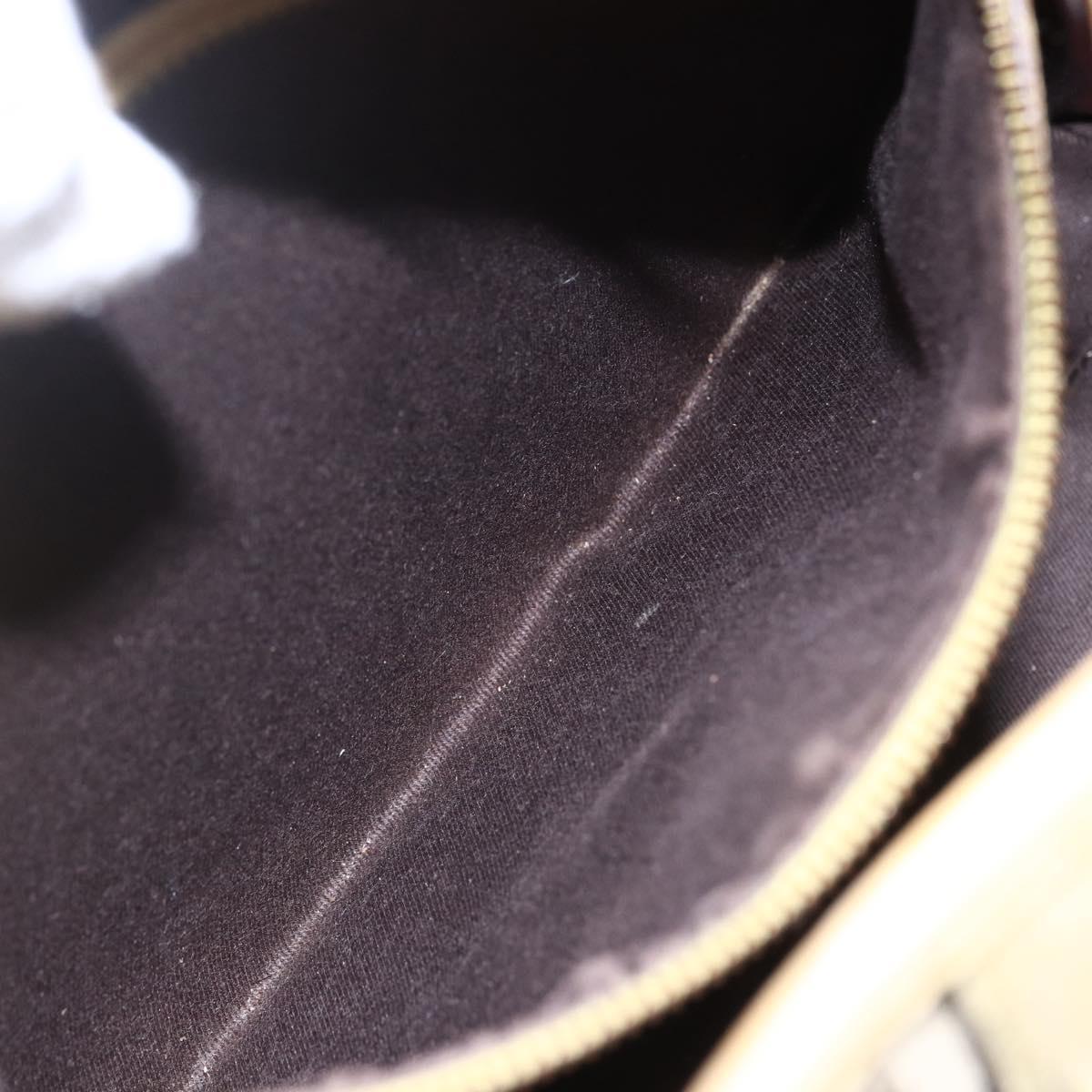 GUCCI GG Canvas New Jackie Shoulder Bag Beige Gold 110291 Auth ep11720