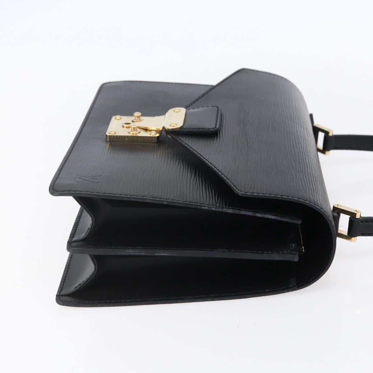 LOUIS VUITTON Epi Concorde Hand Bag Black M52132 LV Auth ep11722