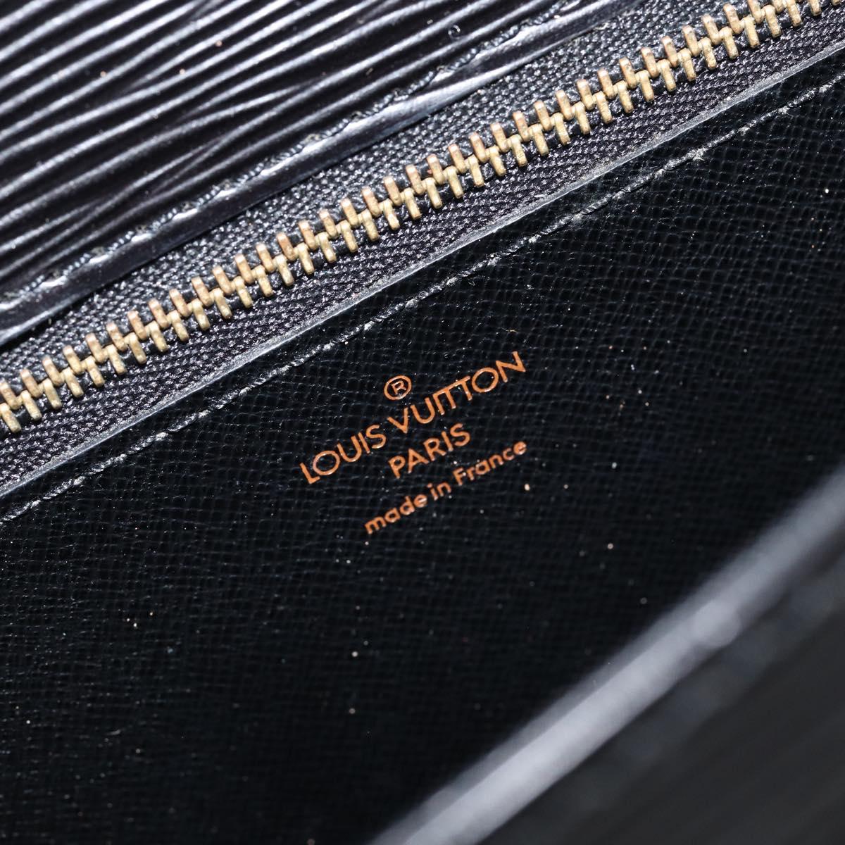 LOUIS VUITTON Epi Saint Cloud GM Shoulder Bag Black Noir M52192 LV Auth ep11725