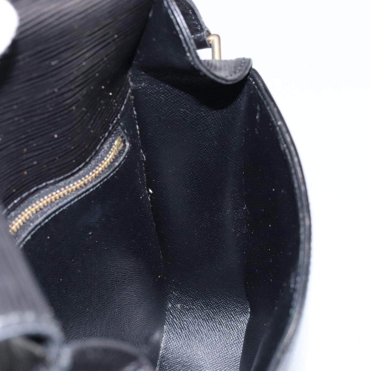 LOUIS VUITTON Epi Saint Cloud GM Shoulder Bag Black Noir M52192 LV Auth ep11725