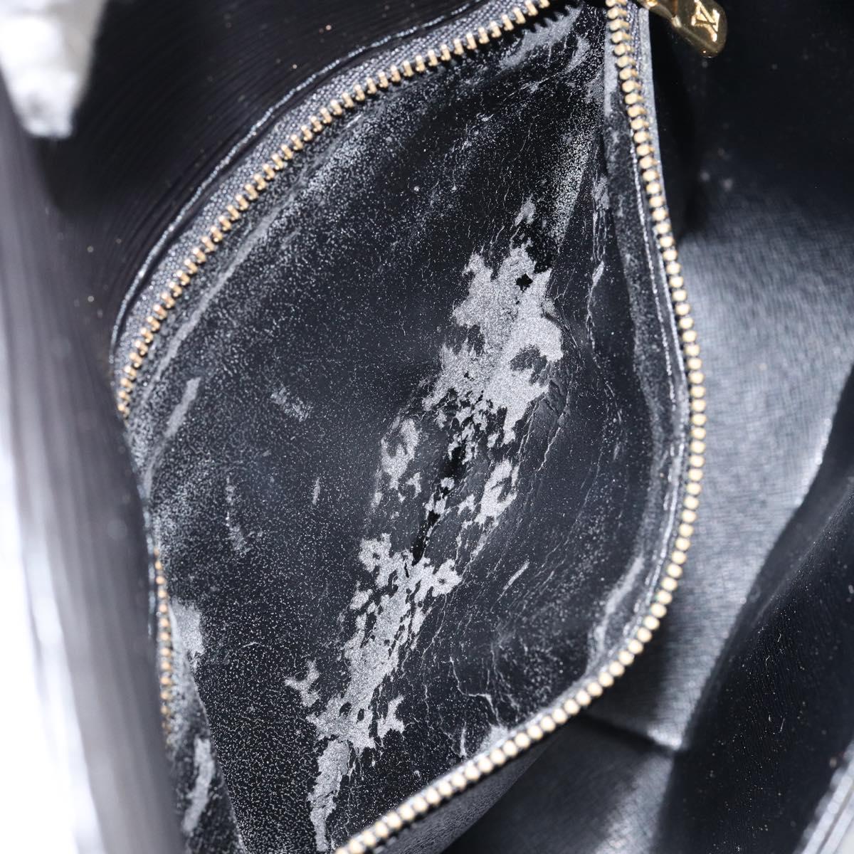 LOUIS VUITTON Epi Saint Cloud GM Shoulder Bag Black Noir M52192 LV Auth ep11725