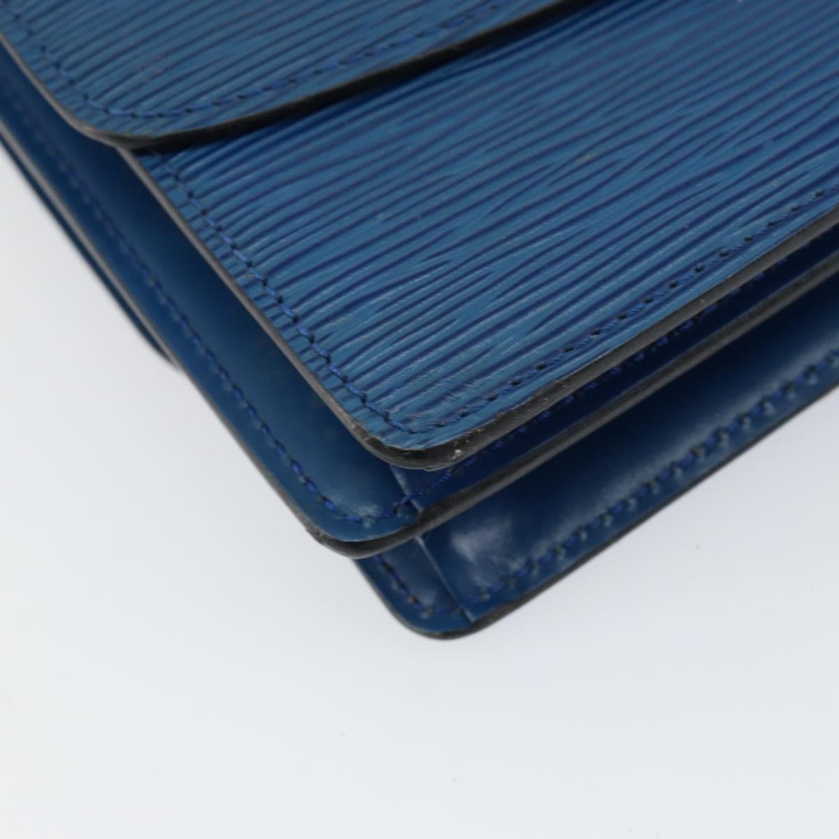 LOUIS VUITTON Epi Grenel Shoulder Bag Blue M52362 LV Auth ep11728