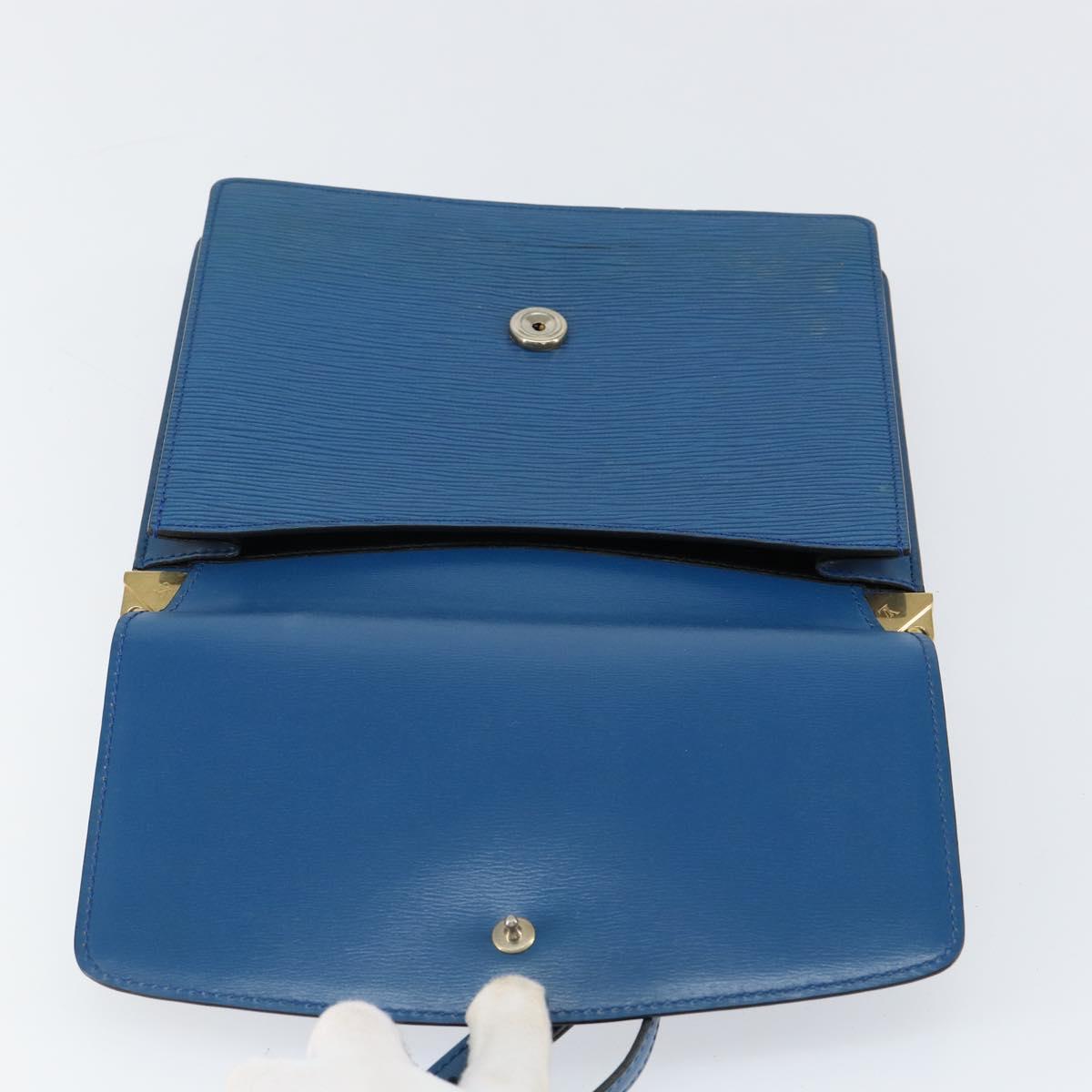 LOUIS VUITTON Epi Grenel Shoulder Bag Blue M52362 LV Auth ep11728