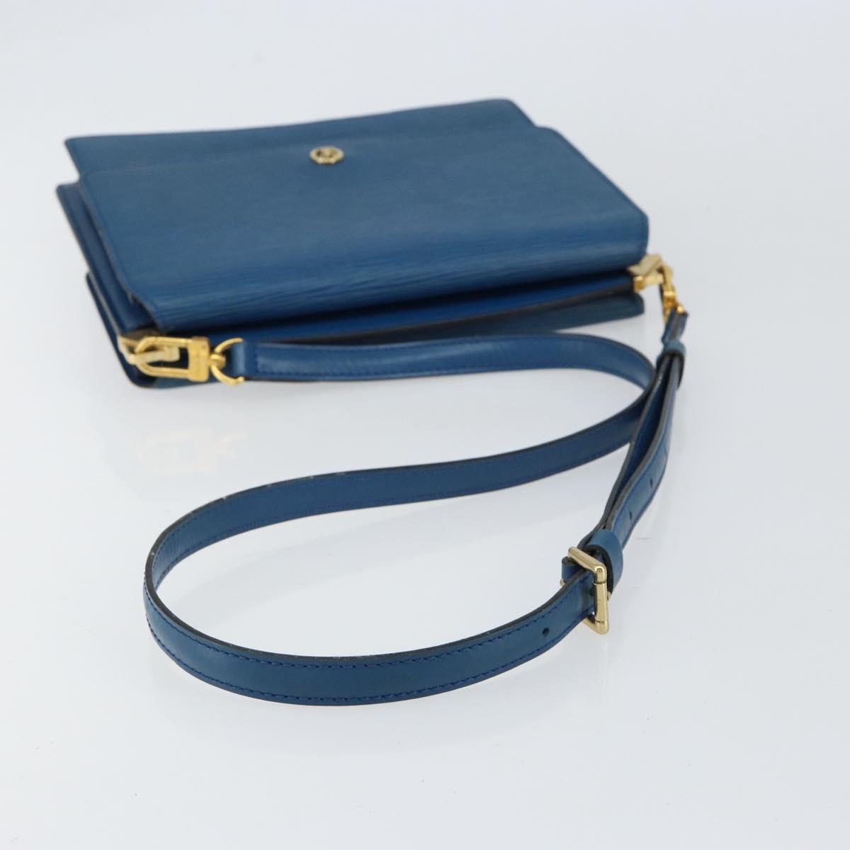 LOUIS VUITTON Epi Grenel Shoulder Bag Blue M52362 LV Auth ep11728