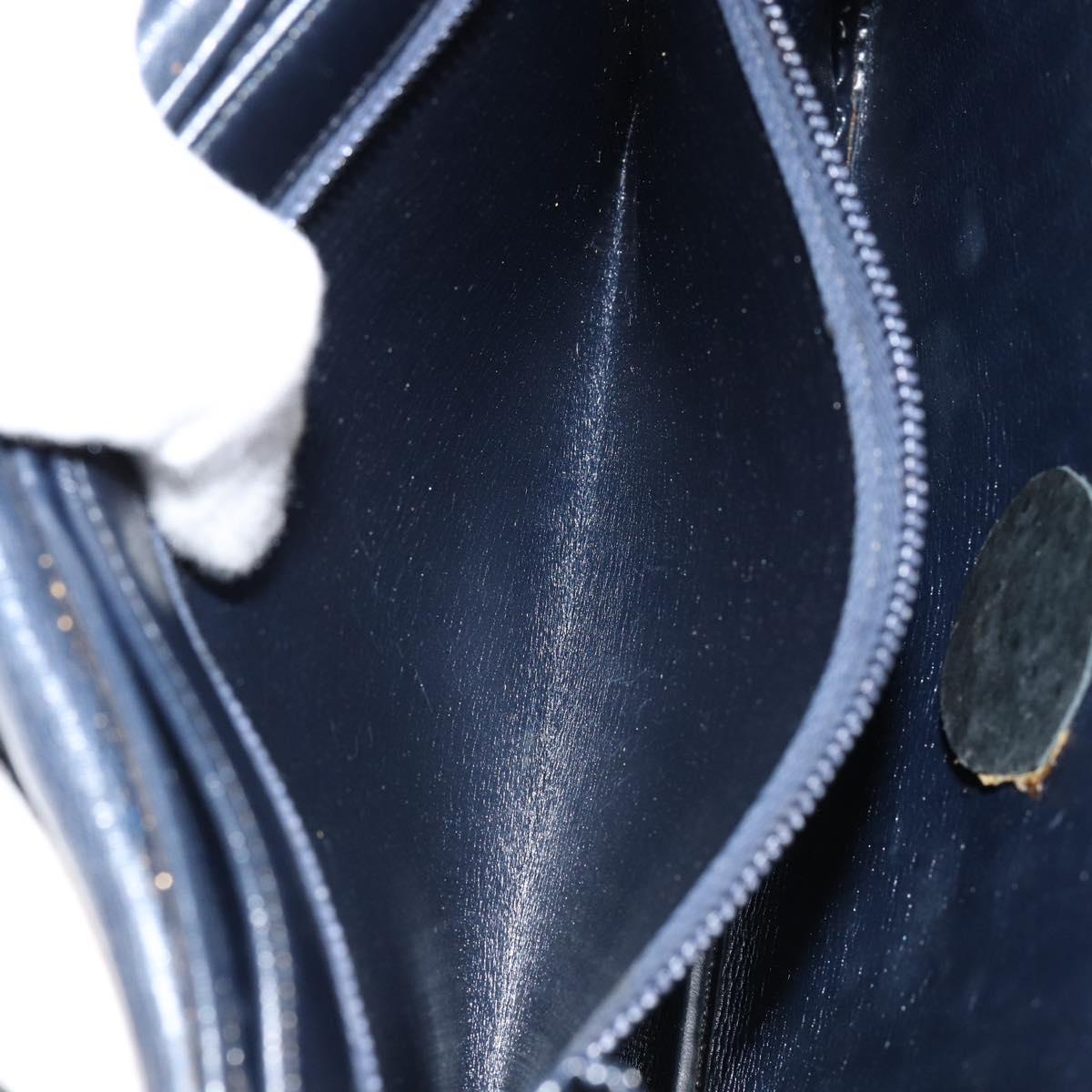 Christian Dior Trotter Canvas Shoulder Bag Navy Auth ep11736