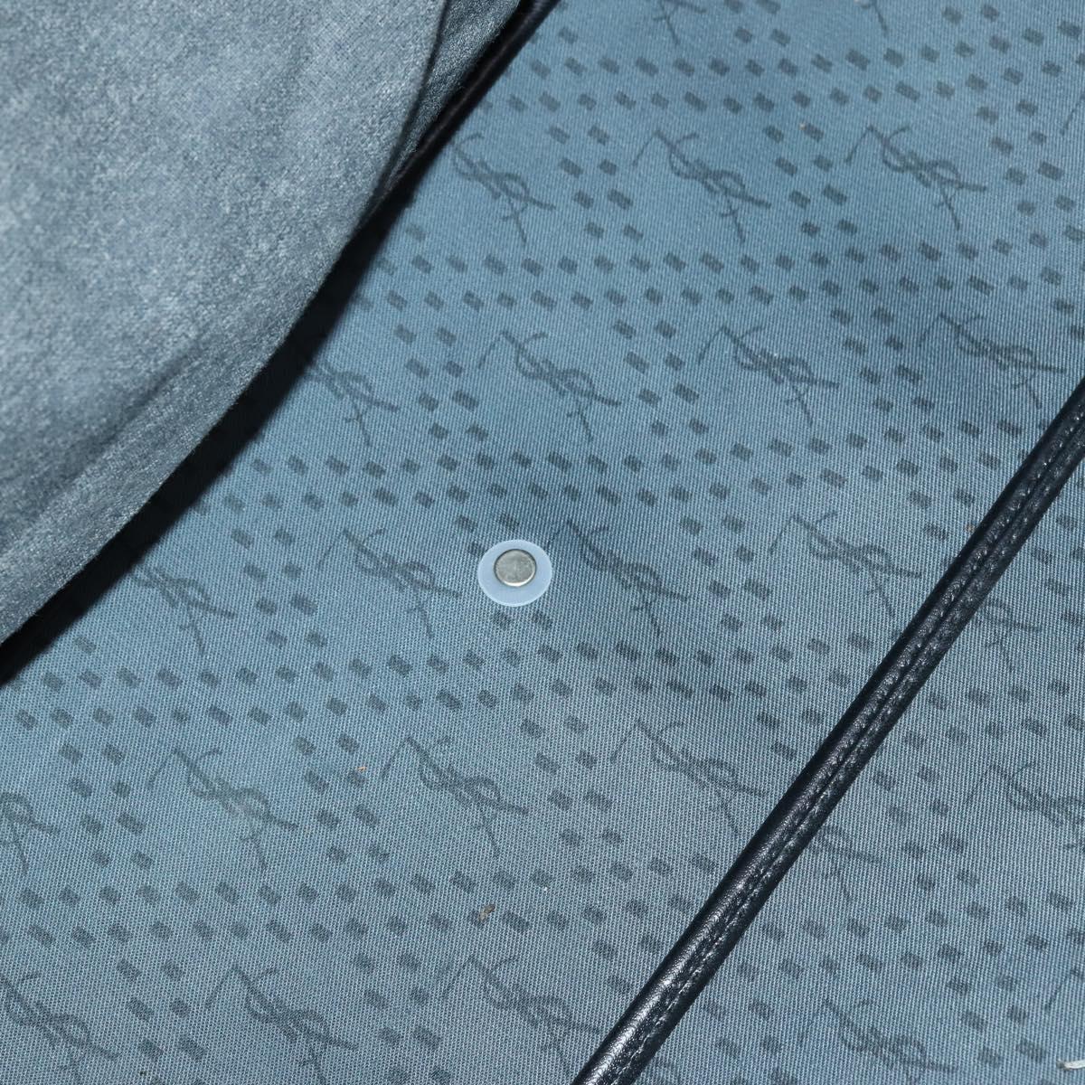 SAINT LAURENT Cassandra Boston Bag PVC Black Brown gold Auth ep11750