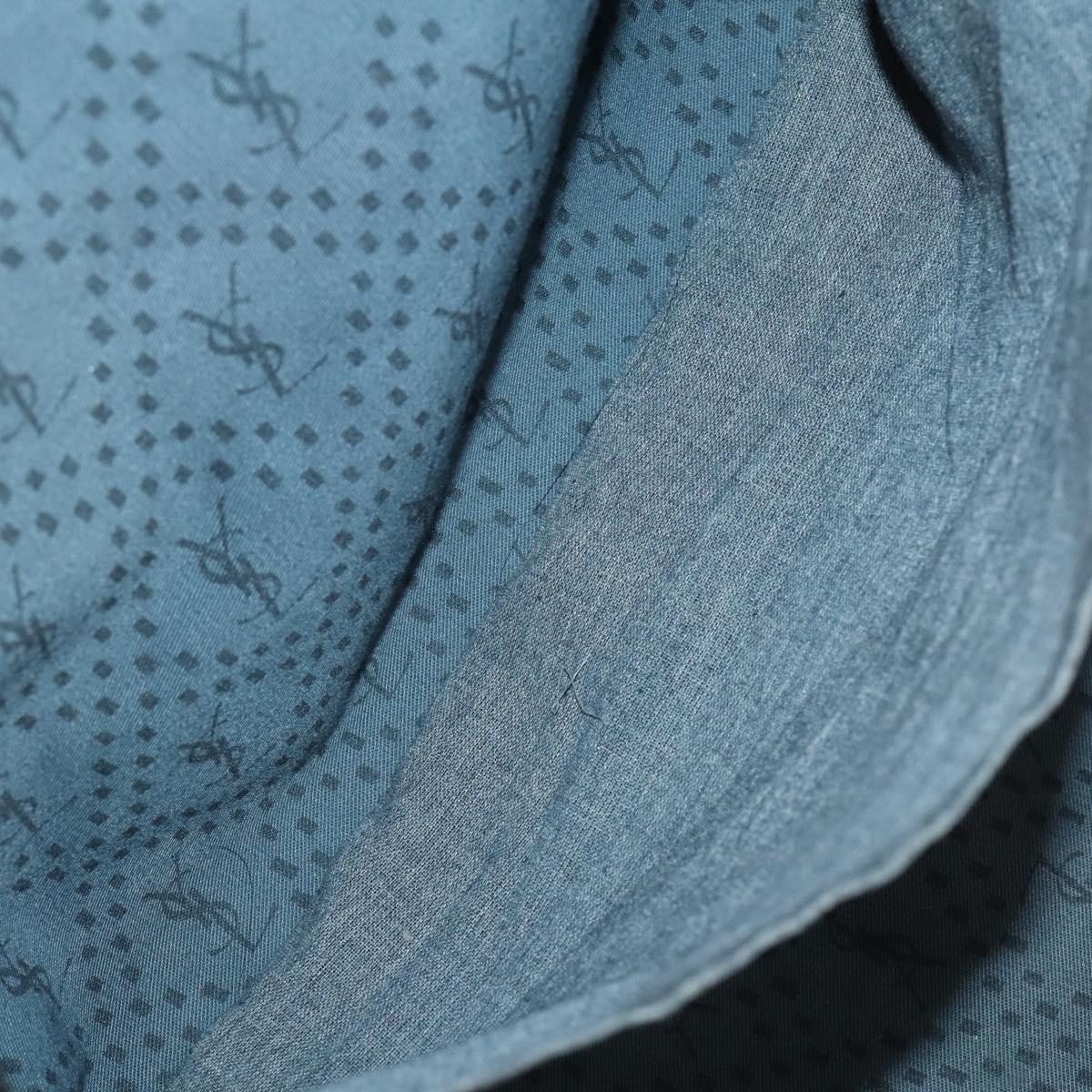 SAINT LAURENT Cassandra Boston Bag PVC Black Brown gold Auth ep11750