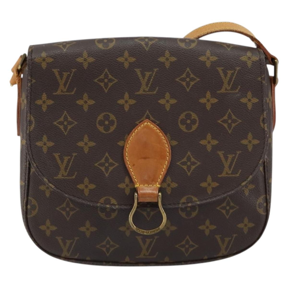 LOUIS VUITTON Monogram Saint Cloud GM Shoulder Bag M51242 LV Auth ep11756