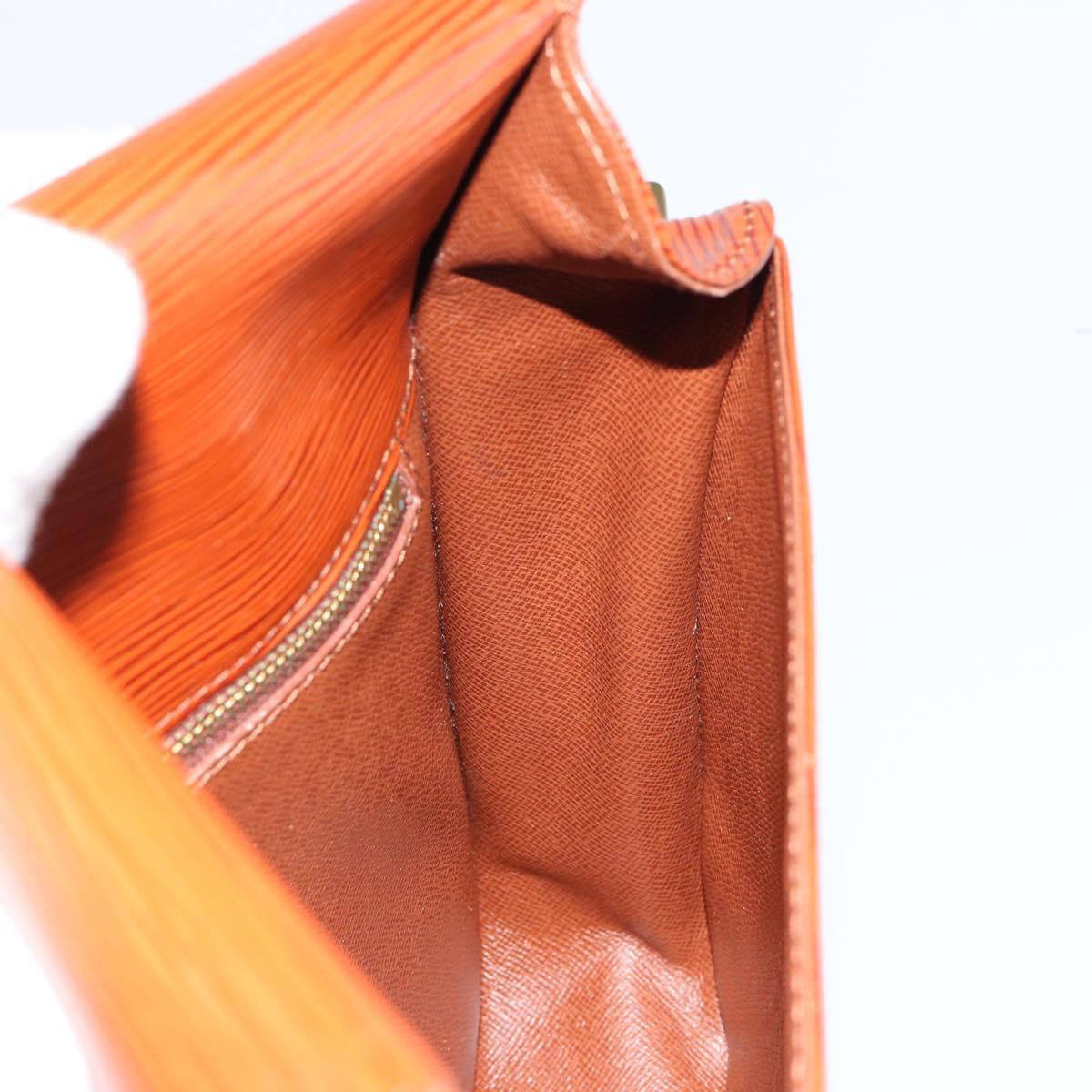 LOUIS VUITTON Epi Saint Cloud GM Shoulder Bag Brown M52193 LV Auth ep11757