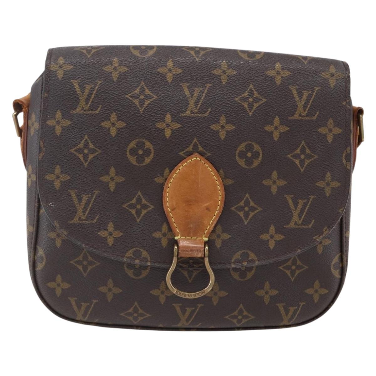 LOUIS VUITTON Monogram Saint Cloud GM Shoulder Bag M51242 LV Auth ep11761