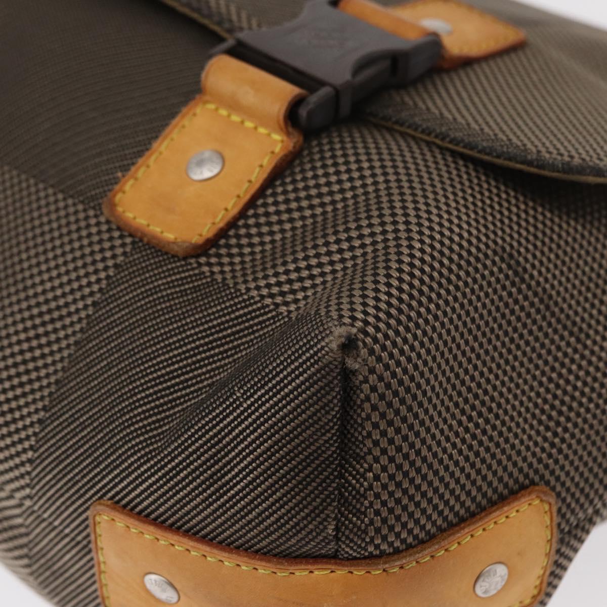 LOUIS VUITTON Damier Geant Roux Shoulder Bag Tail M93077 LV Auth ep11763