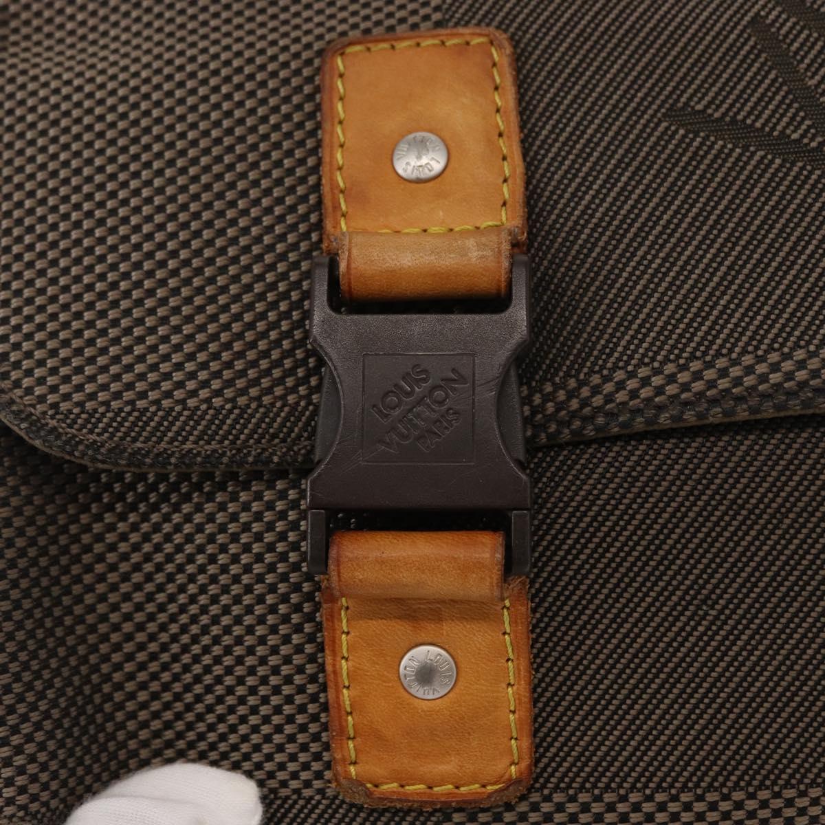 LOUIS VUITTON Damier Geant Roux Shoulder Bag Tail M93077 LV Auth ep11763