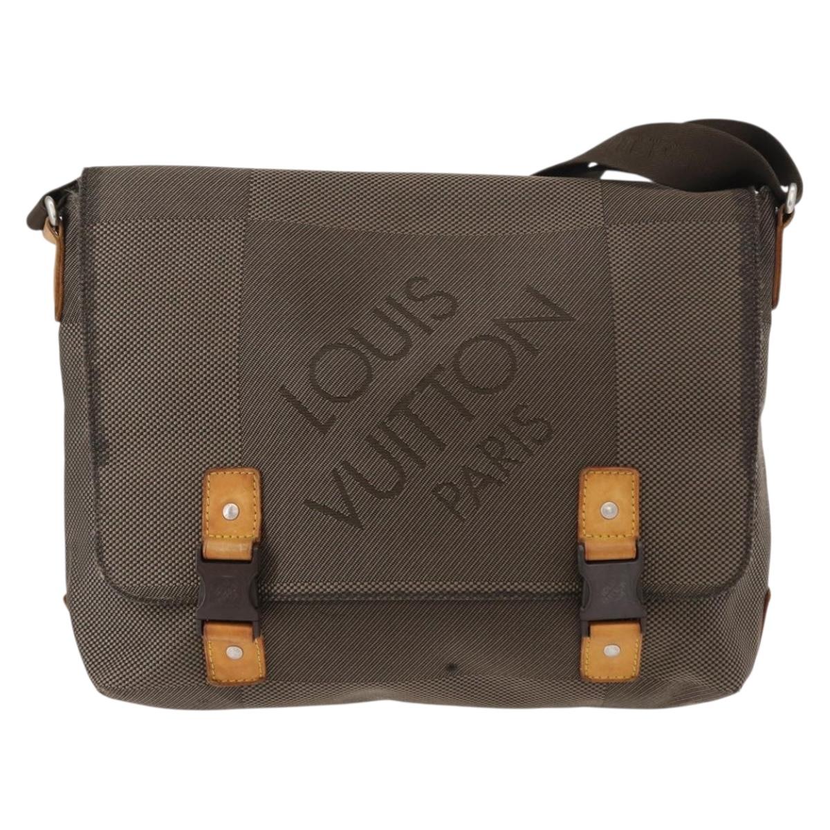 LOUIS VUITTON Damier Geant Roux Shoulder Bag Tail M93077 LV Auth ep11763