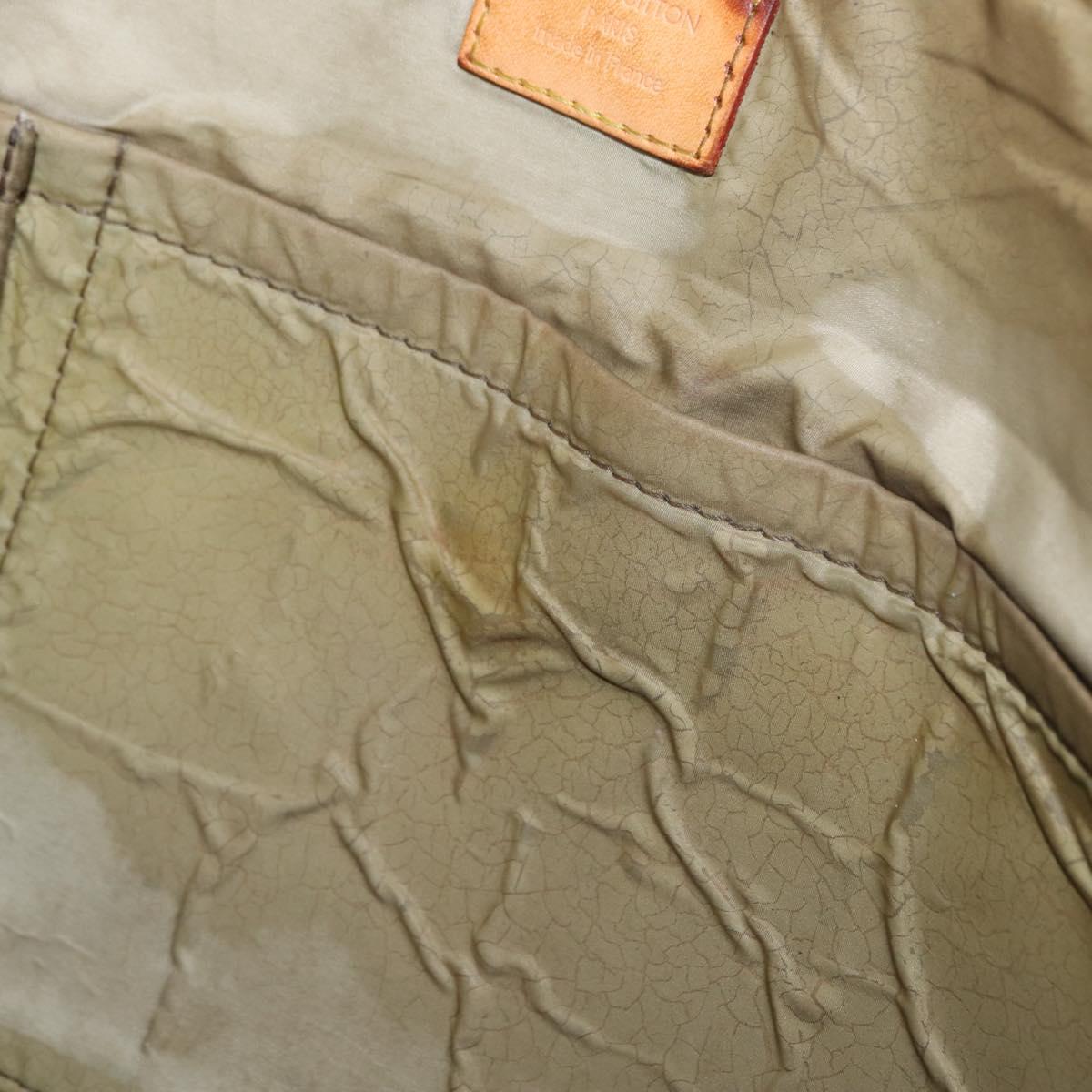 LOUIS VUITTON Damier Geant Roux Shoulder Bag Tail M93077 LV Auth ep11763