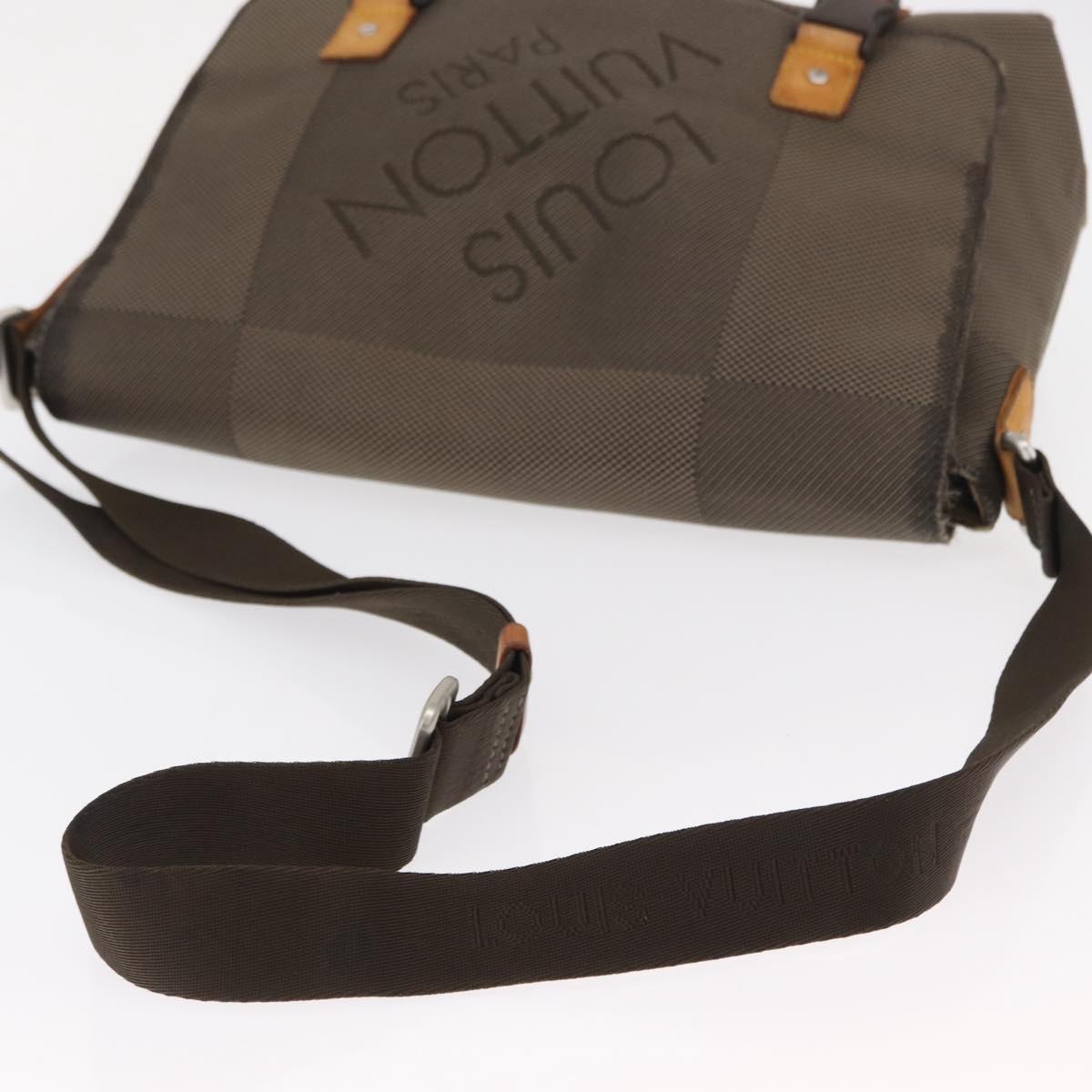 LOUIS VUITTON Damier Geant Roux Shoulder Bag Tail M93077 LV Auth ep11763