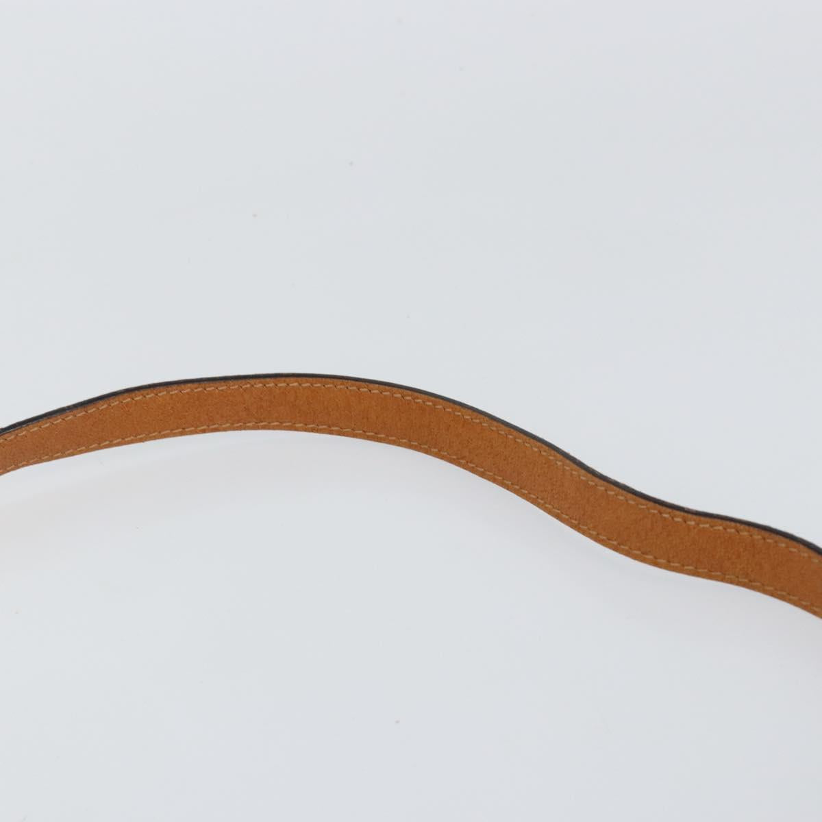 GUCCI Micro GG Supreme Shoulder Bag PVC Gold Beige Auth ep11768