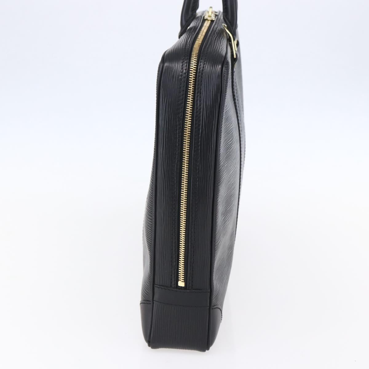 LOUIS VUITTON Epi Porte Documents Voyage Business Bag Black M40321 Auth ep11774