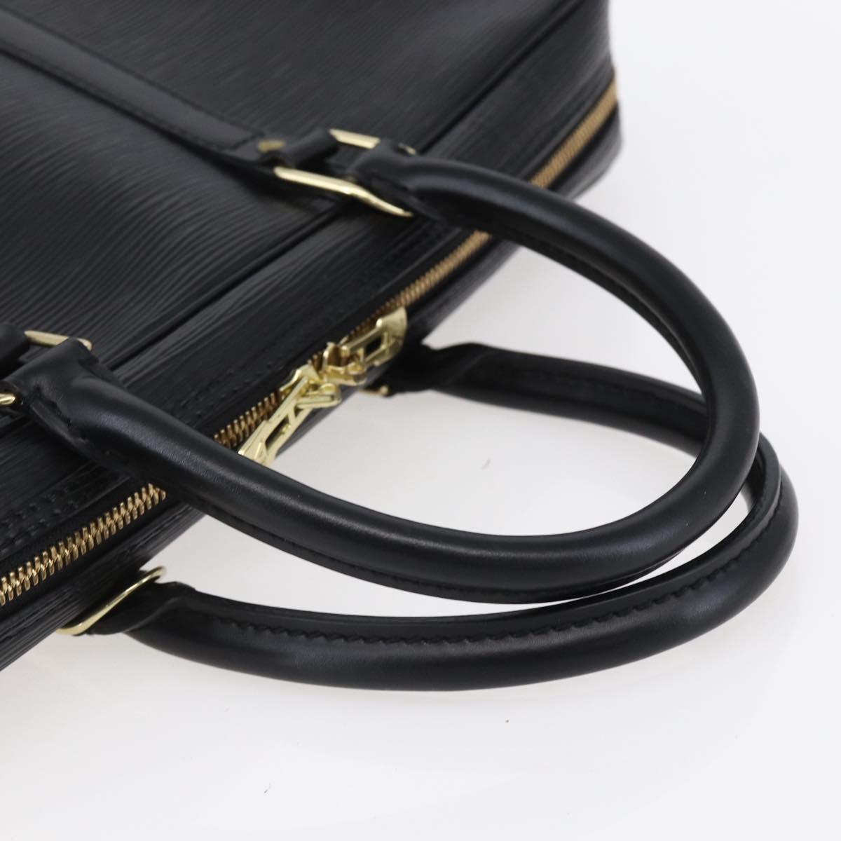 LOUIS VUITTON Epi Porte Documents Voyage Business Bag Black M40321 Auth ep11774