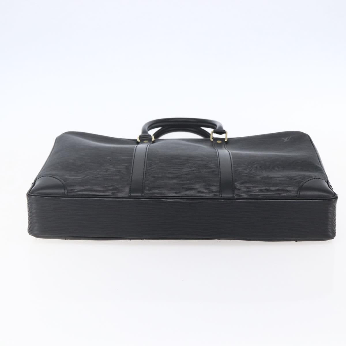 LOUIS VUITTON Epi Porte Documents Voyage Business Bag Black M40321 Auth ep11774