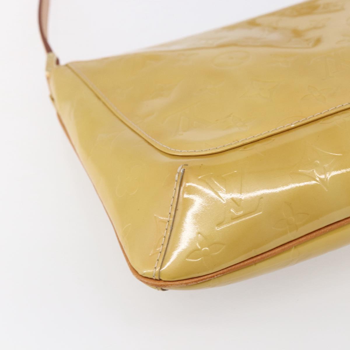 LOUIS VUITTON Monogram Vernis Thompson Street Bag Beige M91301 LV Auth ep11776