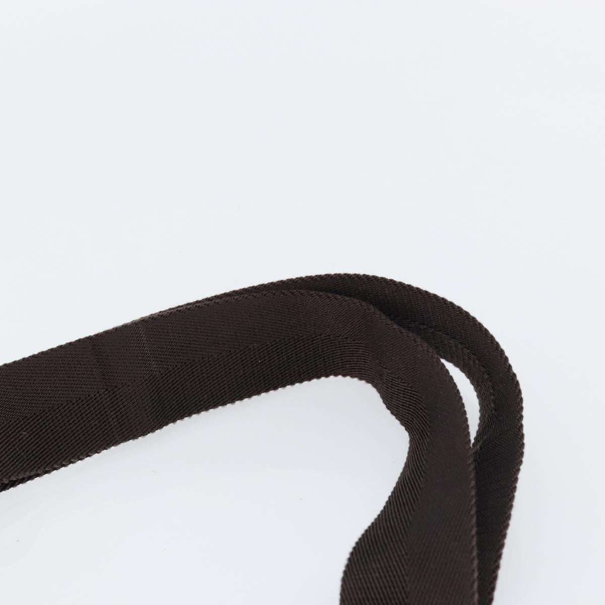 GUCCI GG Canvas Waist bag Beige Silver 131236 Auth ep11777