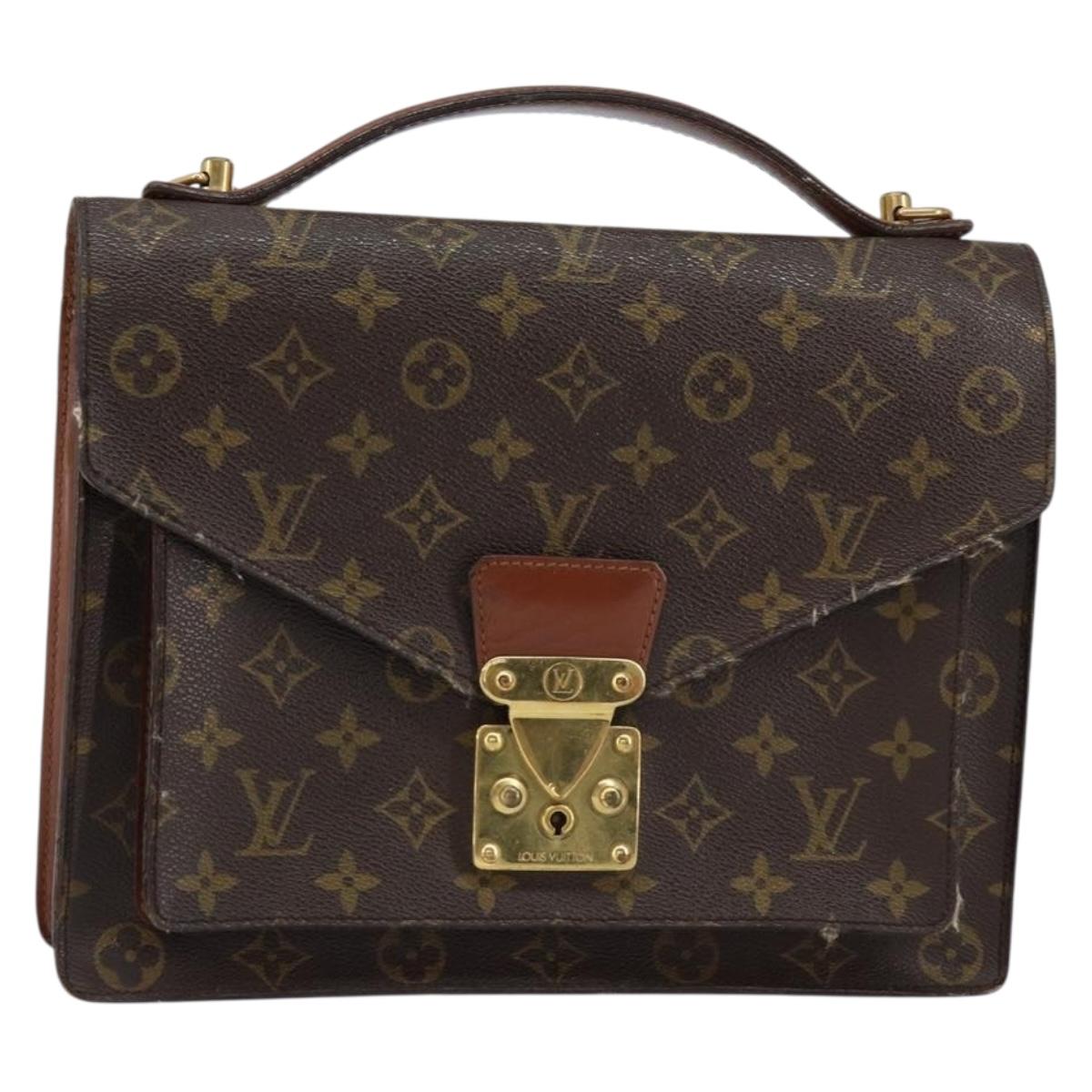 LOUIS VUITTON Monogram Monceau 28 Hand Bag M51185 LV Auth ep11779