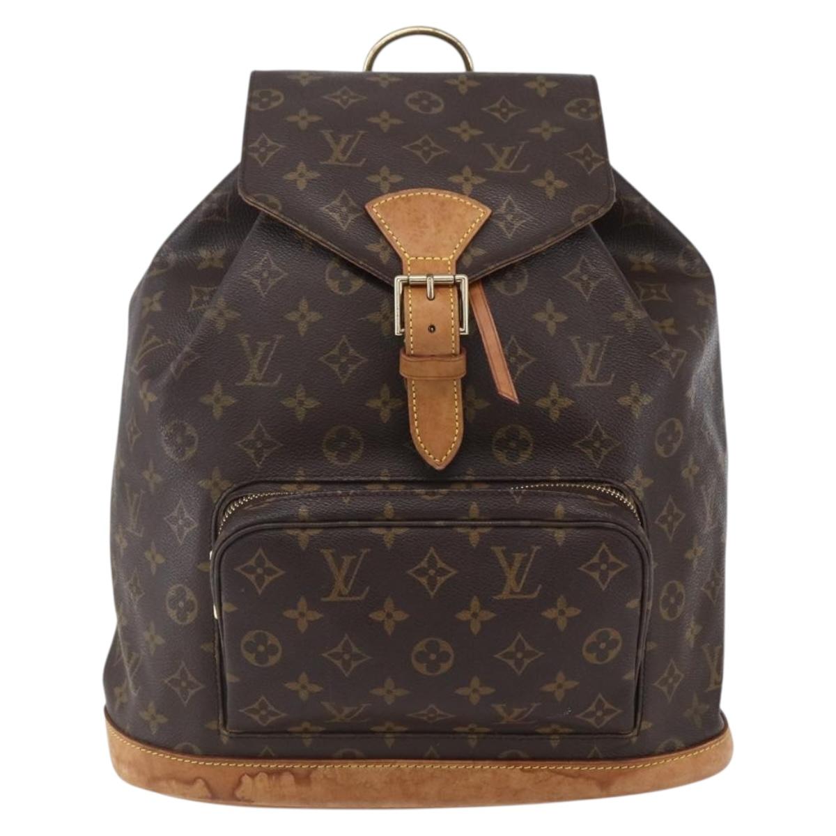 LOUIS VUITTON Monogram Montsouris GM Backpack M51135 LV Auth ep11780