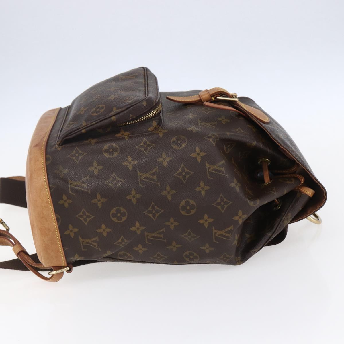 LOUIS VUITTON Monogram Montsouris GM Backpack M51135 LV Auth ep11780