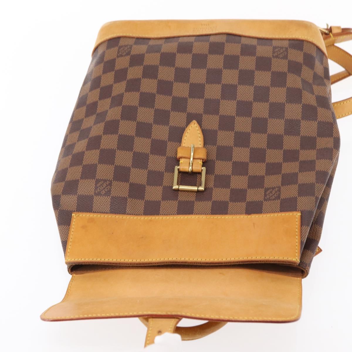 LOUIS VUITTON Damier Ebene Arlucan Backpack N99038 LV Auth ep11785