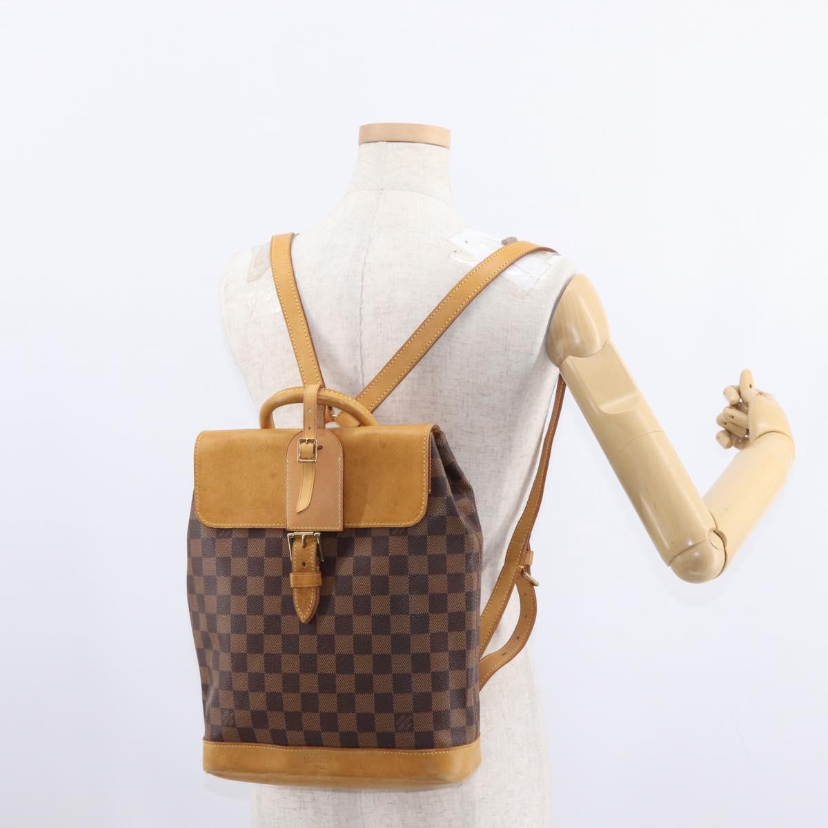 LOUIS VUITTON Damier Ebene Arlucan Backpack N99038 LV Auth ep11785
