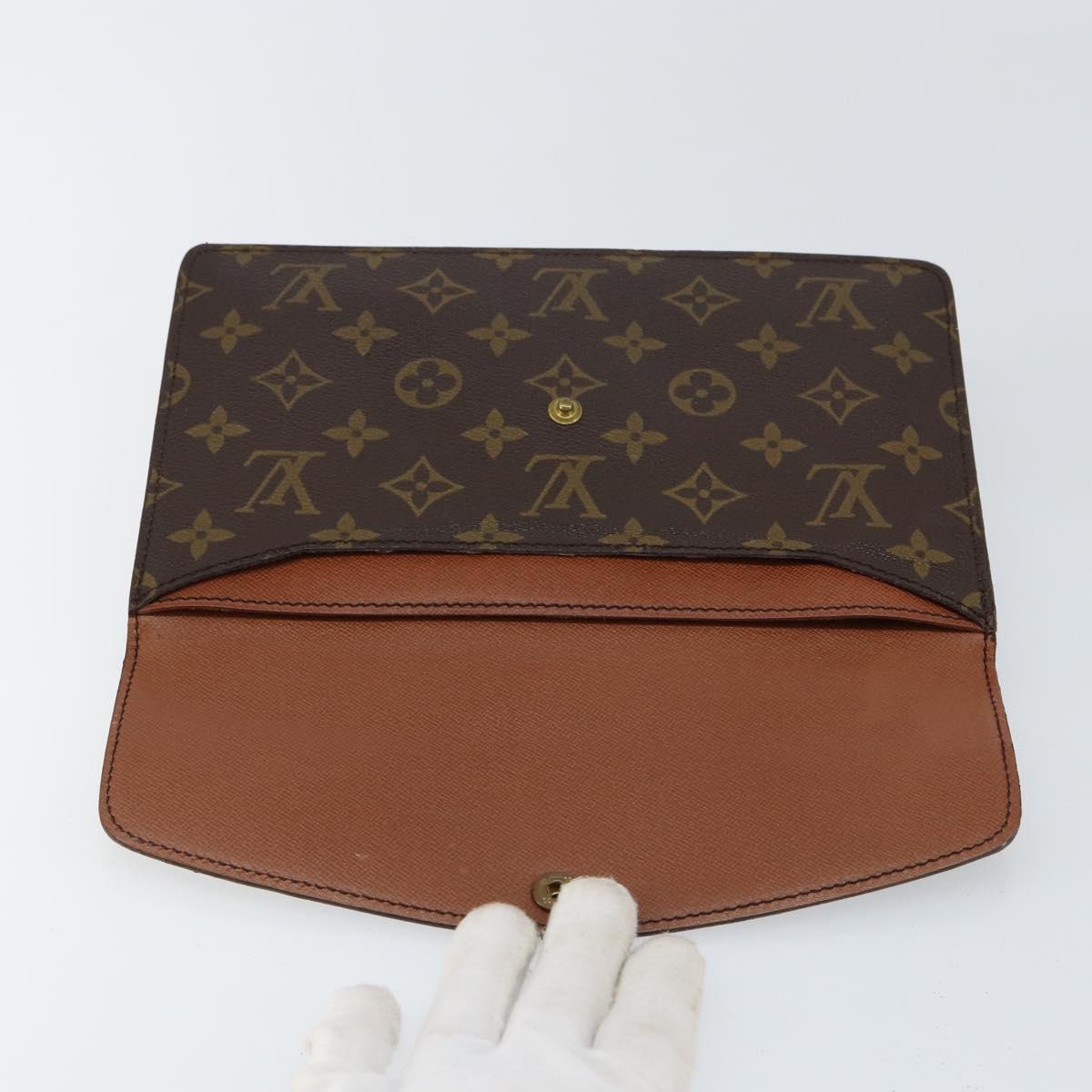 LOUIS VUITTON Monogram Double Rabat Shoulder Bag M51815 LV Auth ep11787