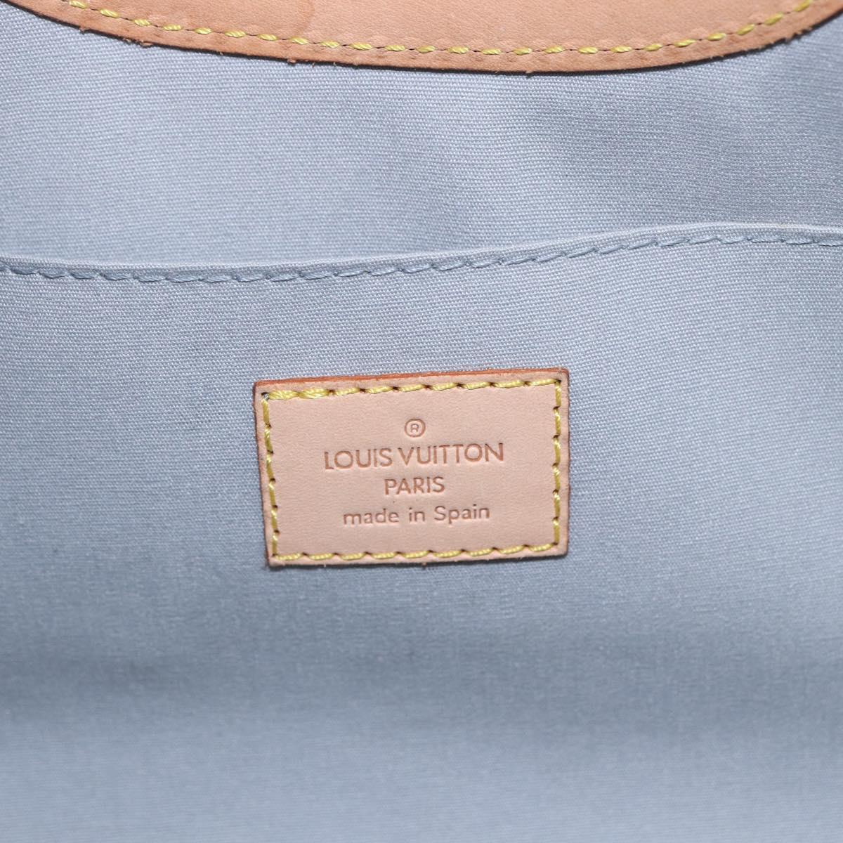 LOUIS VUITTON Monogram Vernis Roxbury Drive Bag Perle M91374 LV Auth ep11799