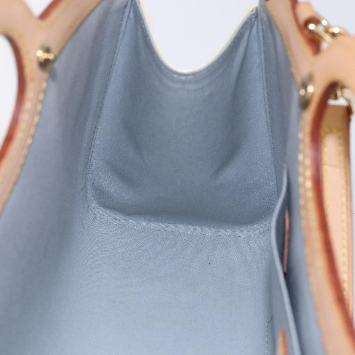 LOUIS VUITTON Monogram Vernis Roxbury Drive Bag Perle M91374 LV Auth ep11799