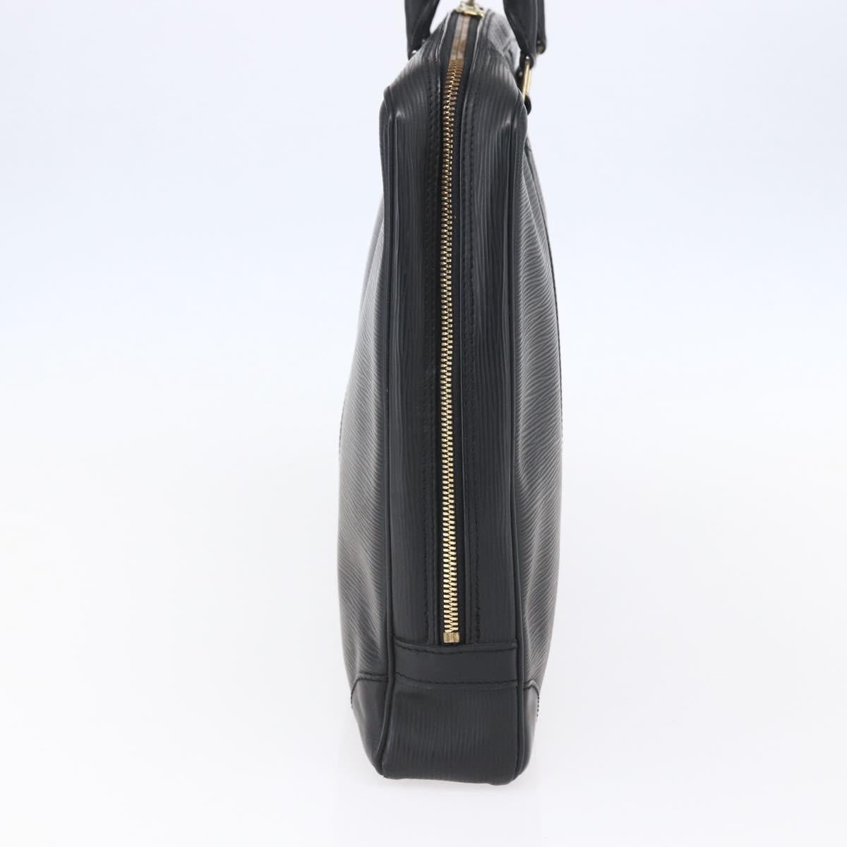 LOUIS VUITTON Epi Porte Documents Voyage Business Bag Black M40321 Auth ep11805