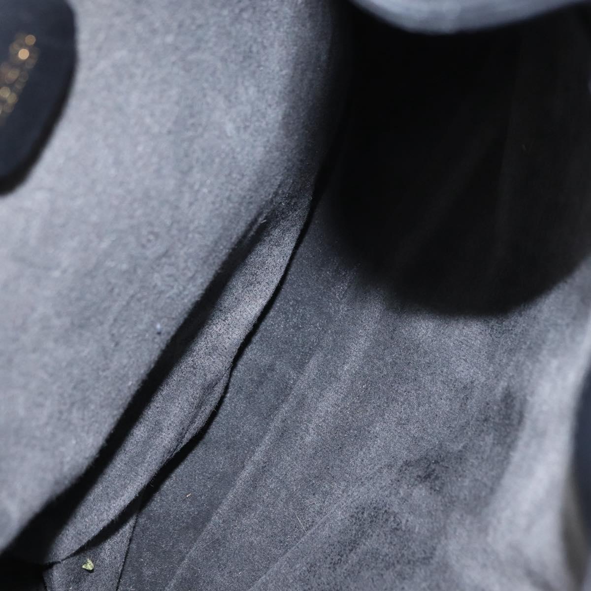 GUCCI Bamboo Backpack Leather Black Gold 003 2058 0016 Auth ep11837