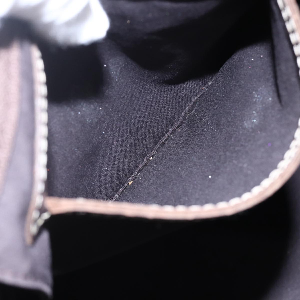 LOUIS VUITTON Monogram Mini Lin Speedy 30 Bag Brown Ebene M95224 Auth ep11838