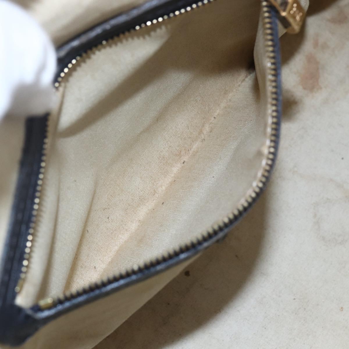 LOUIS VUITTON Monogram Mini Josephine GM Hand Bag Blue M92211 LV Auth ep11840