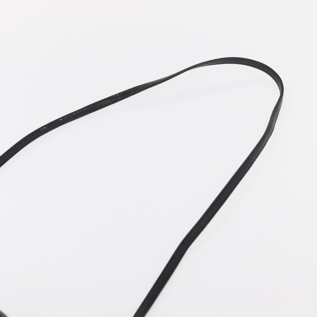 BALENCIAGA Navy Cabas Hand Bag Canvas 2way White Black 390346 Auth ep11845