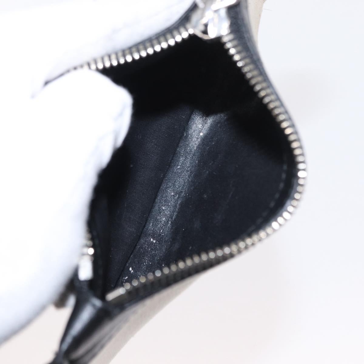 BALENCIAGA Navy Cabas Hand Bag Canvas 2way White Black 390346 Auth ep11845