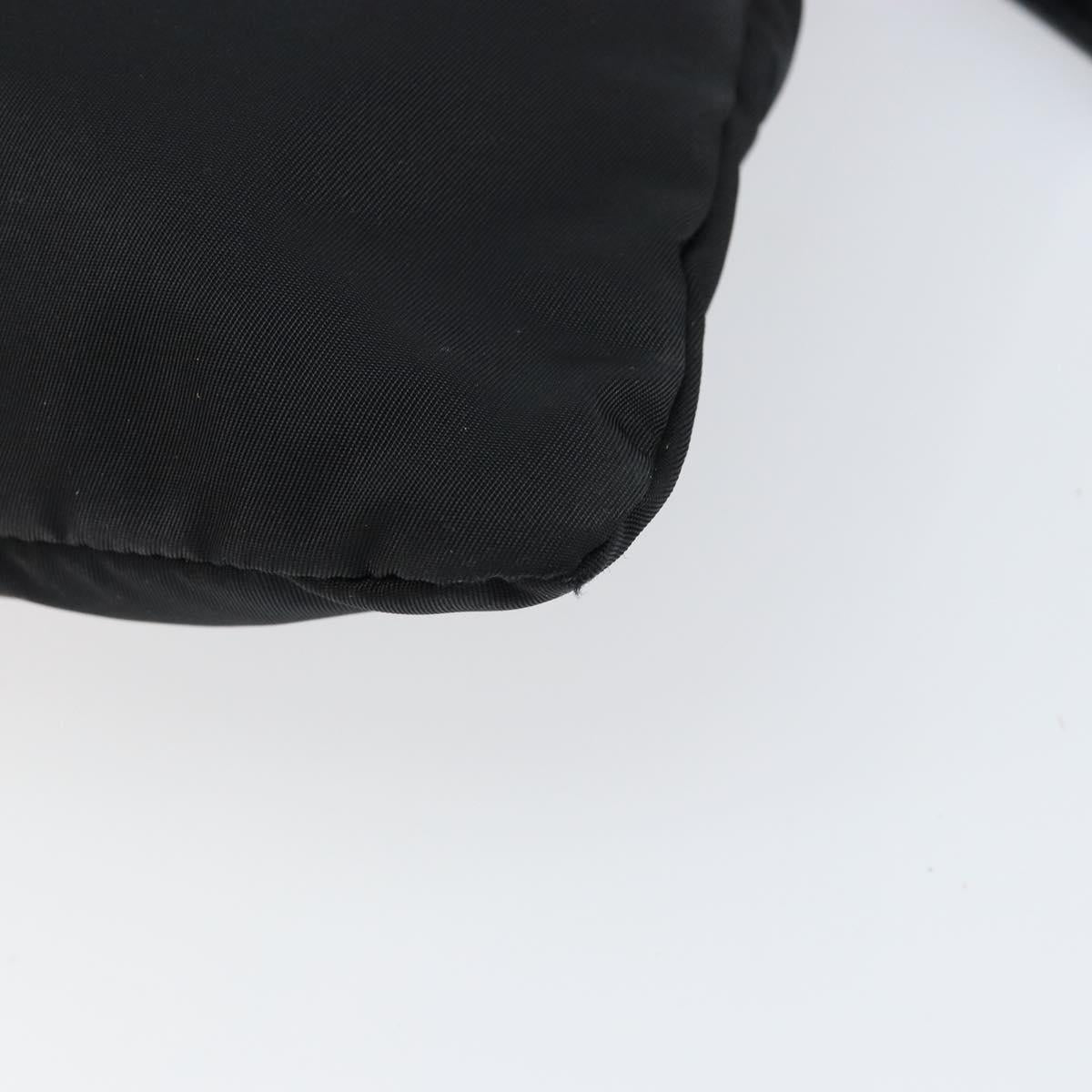 PRADA Shoulder Bag Nylon Black Silver Auth ep11849