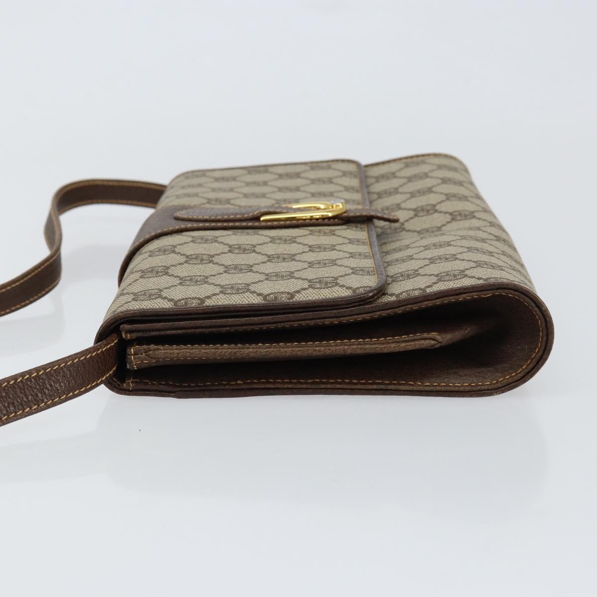 GUCCI GG Supreme Shoulder Bag PVC Beige Gold 904 02 050 Auth ep11859