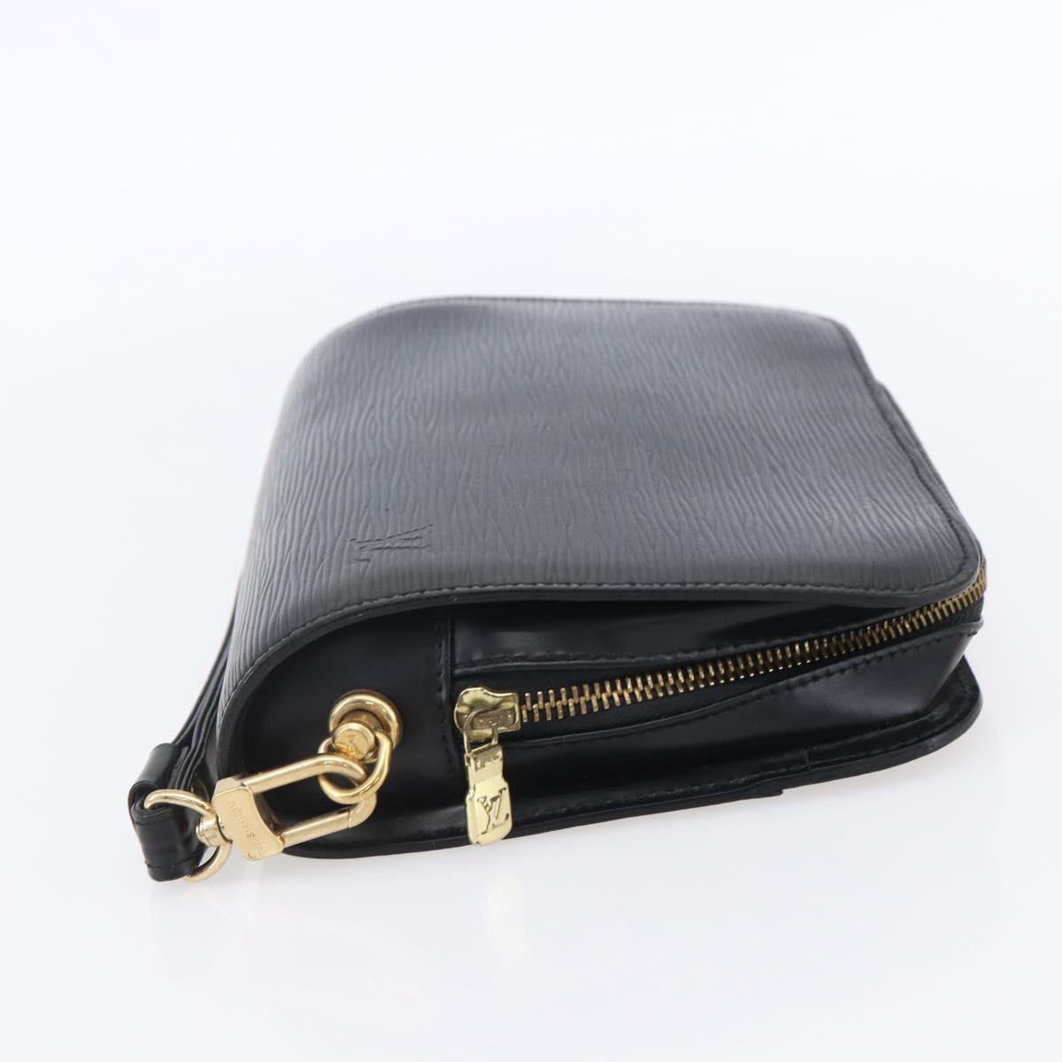LOUIS VUITTON Epi Orsay Clutch Bag Black M51992 LV Auth ep11862