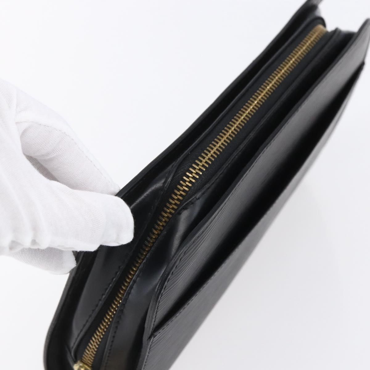 LOUIS VUITTON Epi Orsay Clutch Bag Black M51992 LV Auth ep11862