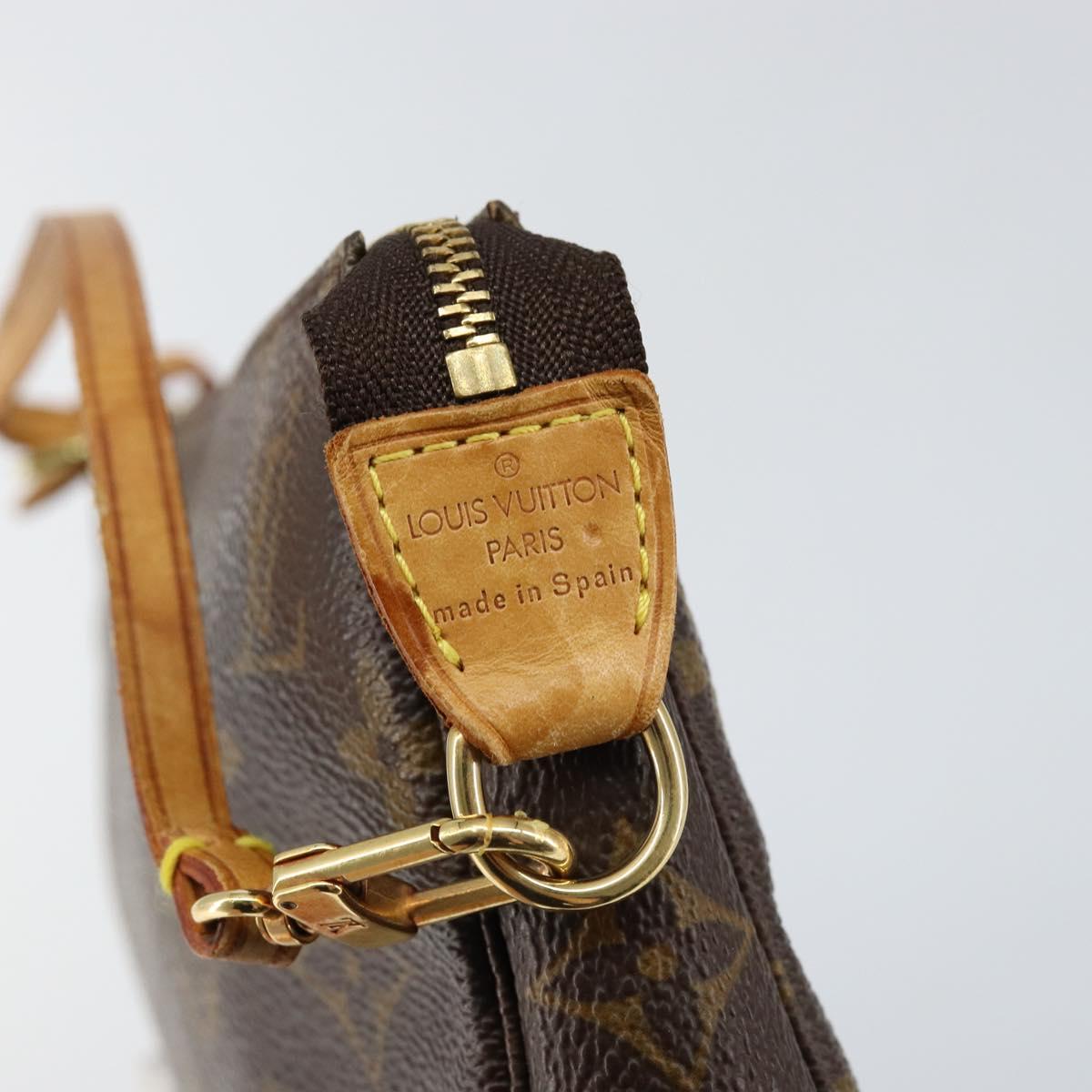 LOUIS VUITTON Monogram Pochette Accessoires Pouch M51980 LV Auth ep11883