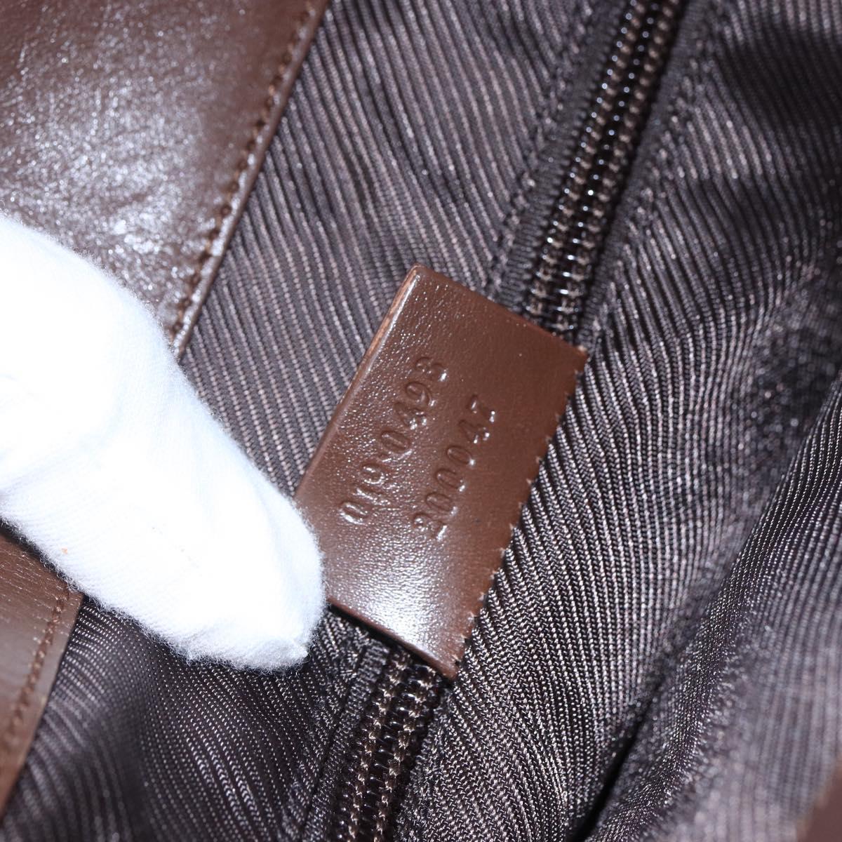 GUCCI GG Canvas Tote Bag Beige Silver 019 0493 Auth ep11885